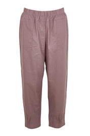 Product shot of the Cotton Linen Comfort Pant – Slate in colour Slate, from the front