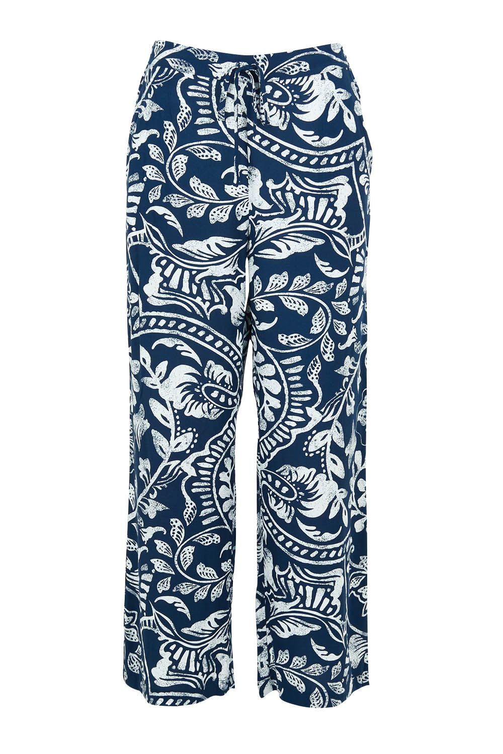 Product shot of the Loose Fit Pant in colour Navywhite (Blue), from the front