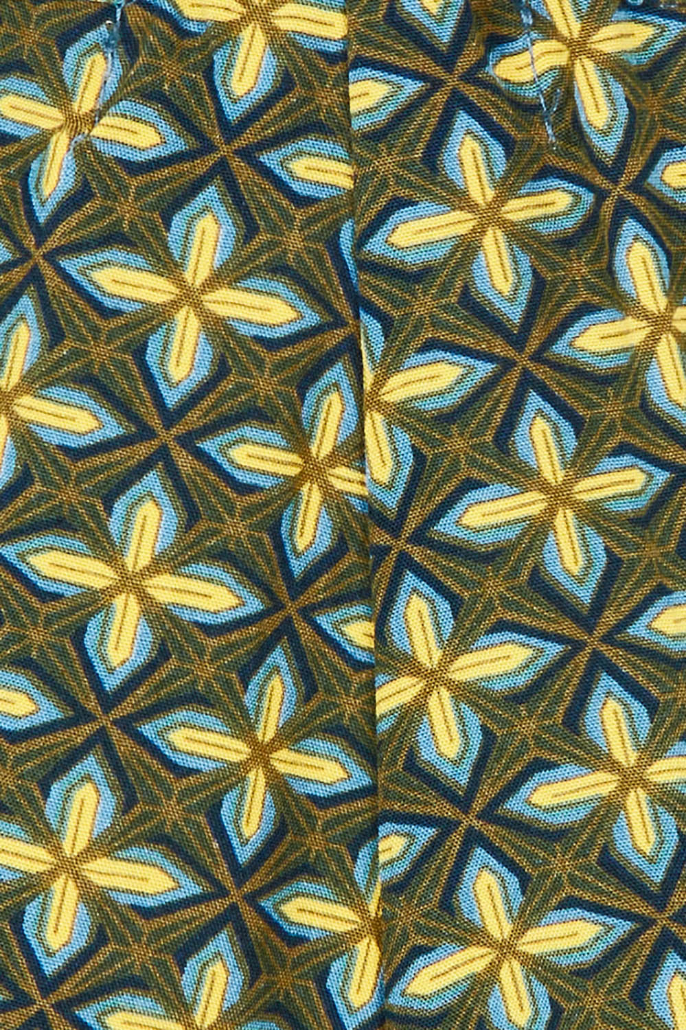 Product shot of the Java Crop Pant in colour Teal (Green), detail
