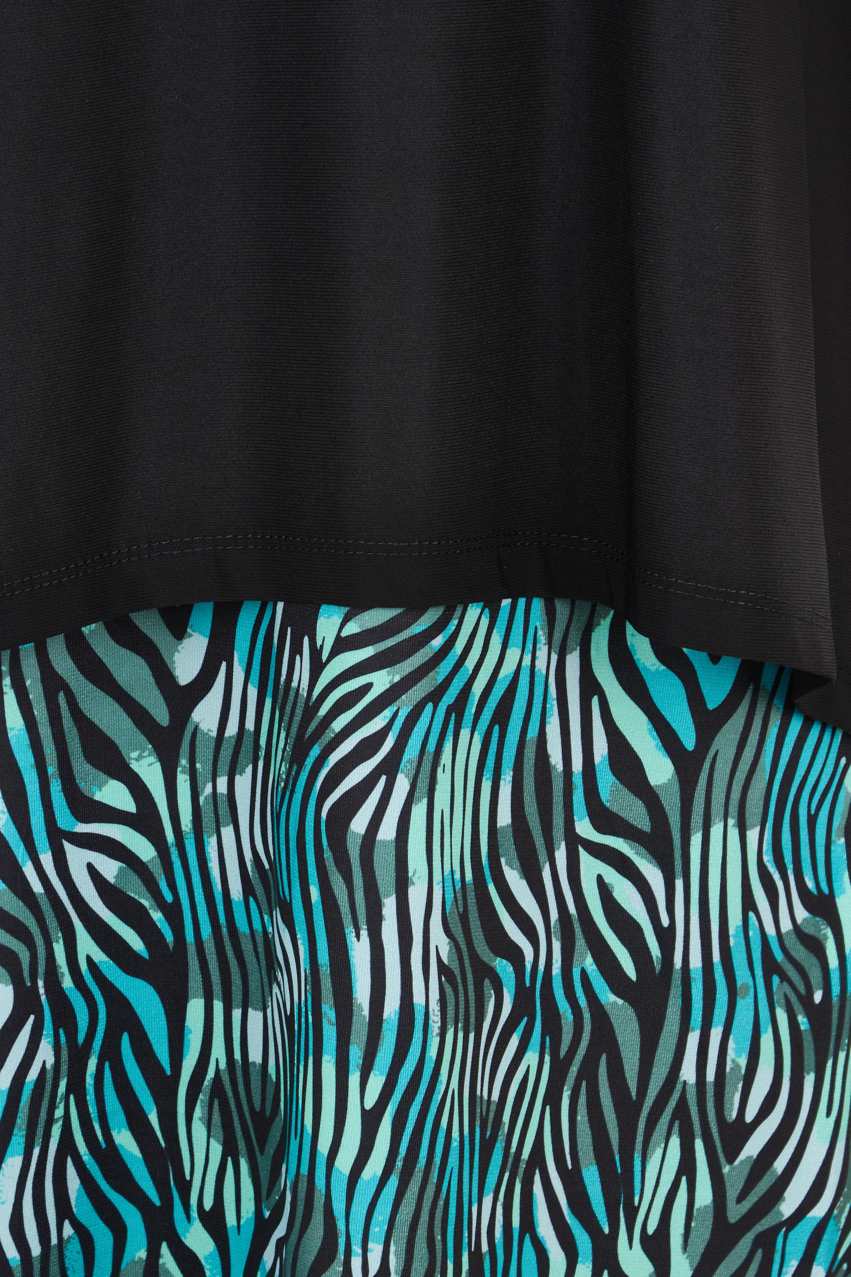 Product shot of the Forgiveness Dress in colour Blackjade (Green), detail