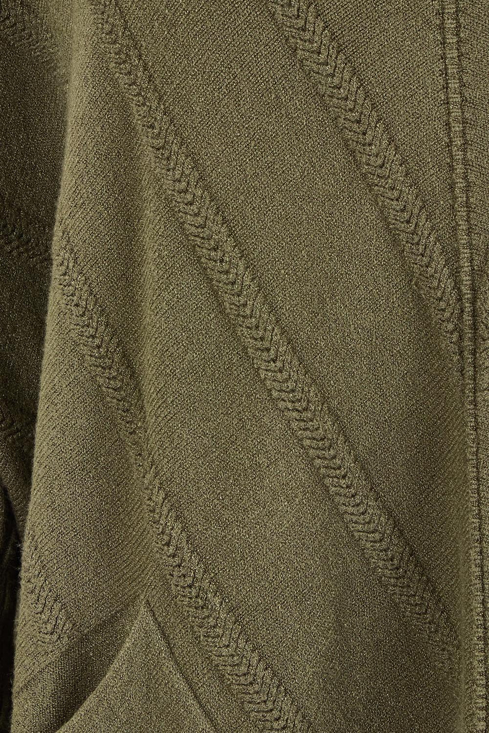 Polo Tunic Knit Jumper – Khaki