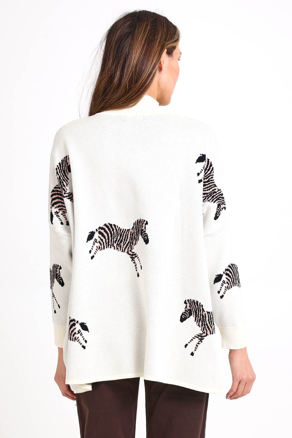 Zebra Knit - Ivory
