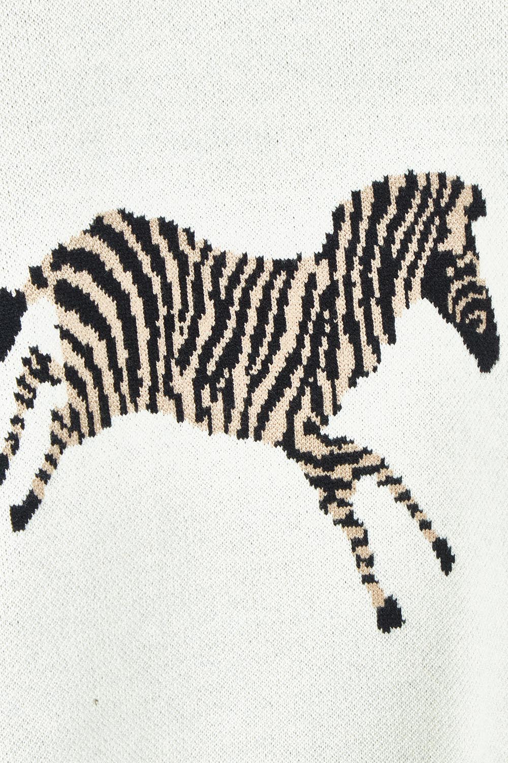 Zebra Knit - Ivory