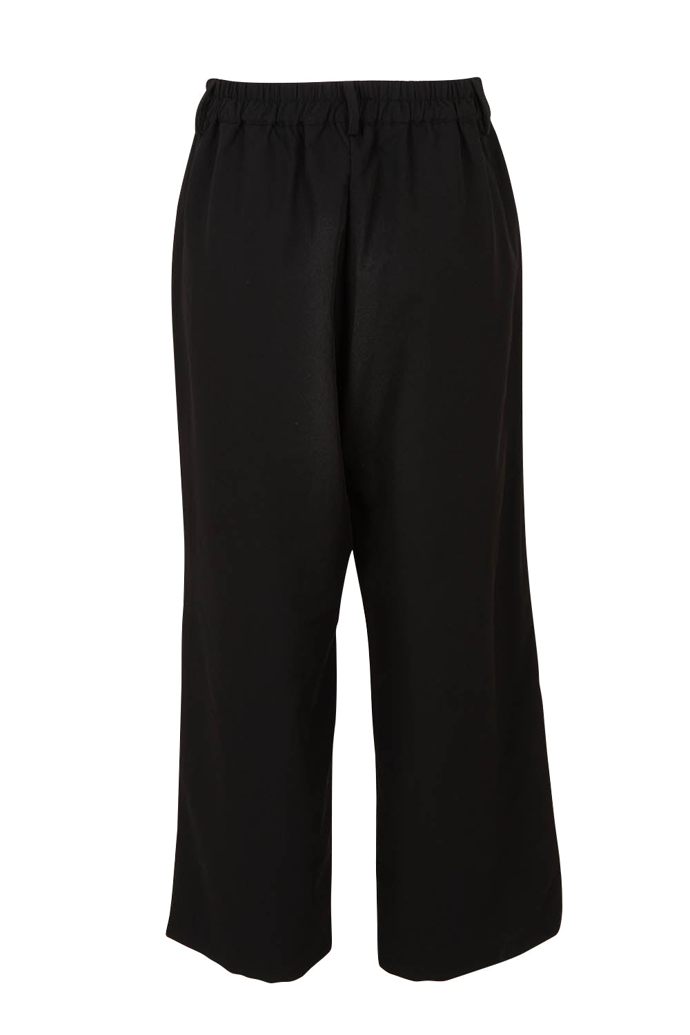 Product shot of the Fluid Pocket Pant in colour Black (Black), from the back