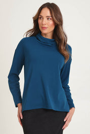 Weekend Life Cowl Top – Jewel