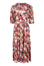 Product shot of the Bombay Beauty Dress in colour Rose (Pink), from the front