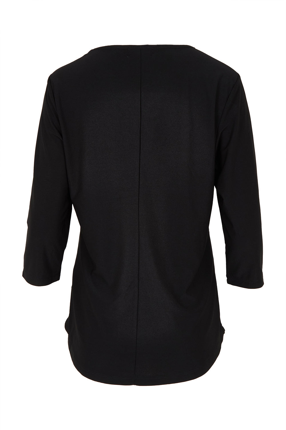 Product shot of the Ring Top in colour Black (Black), from the back