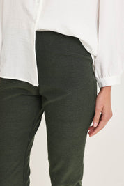 Textured Pencil Pant – Olive