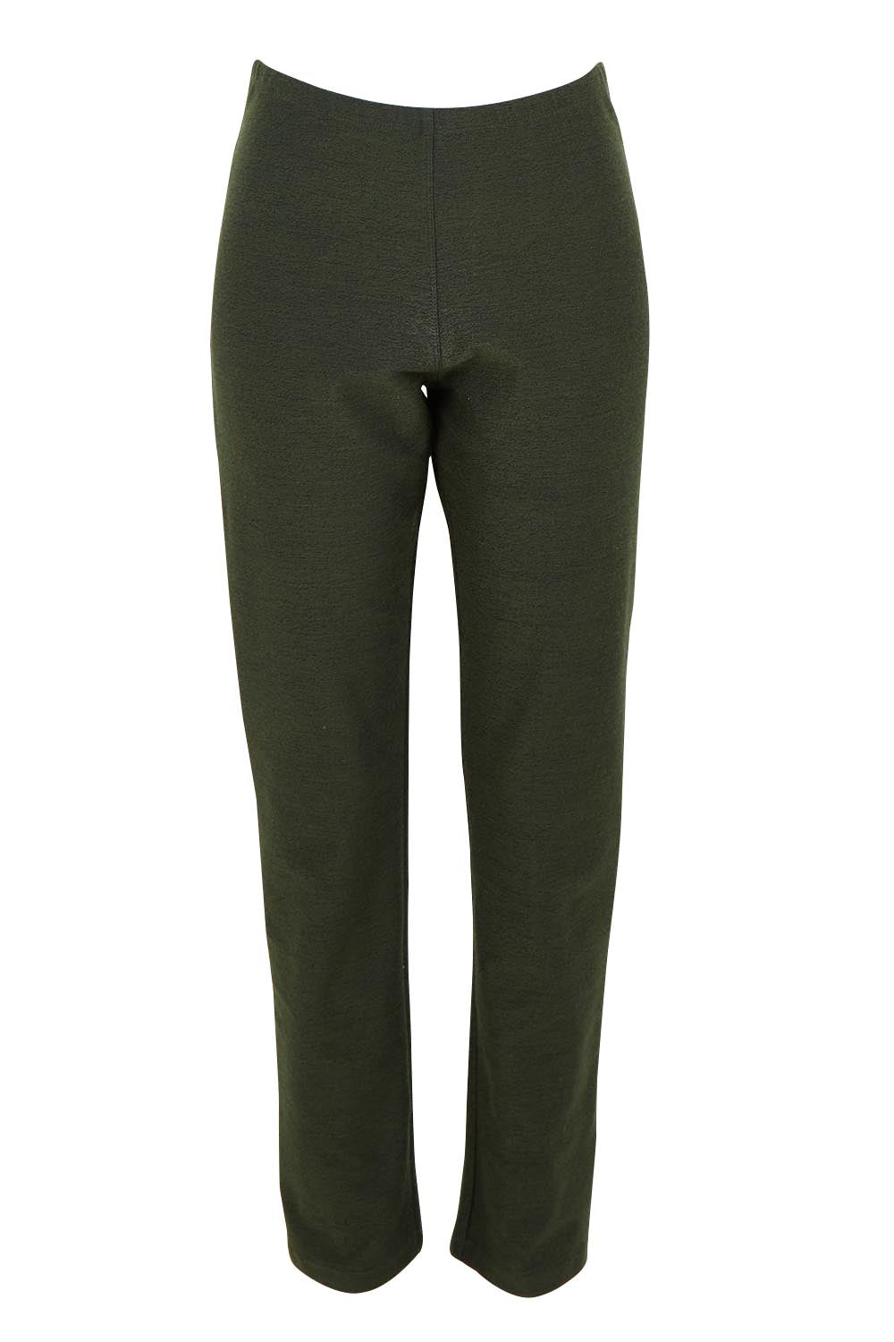 Textured Pencil Pant – Olive