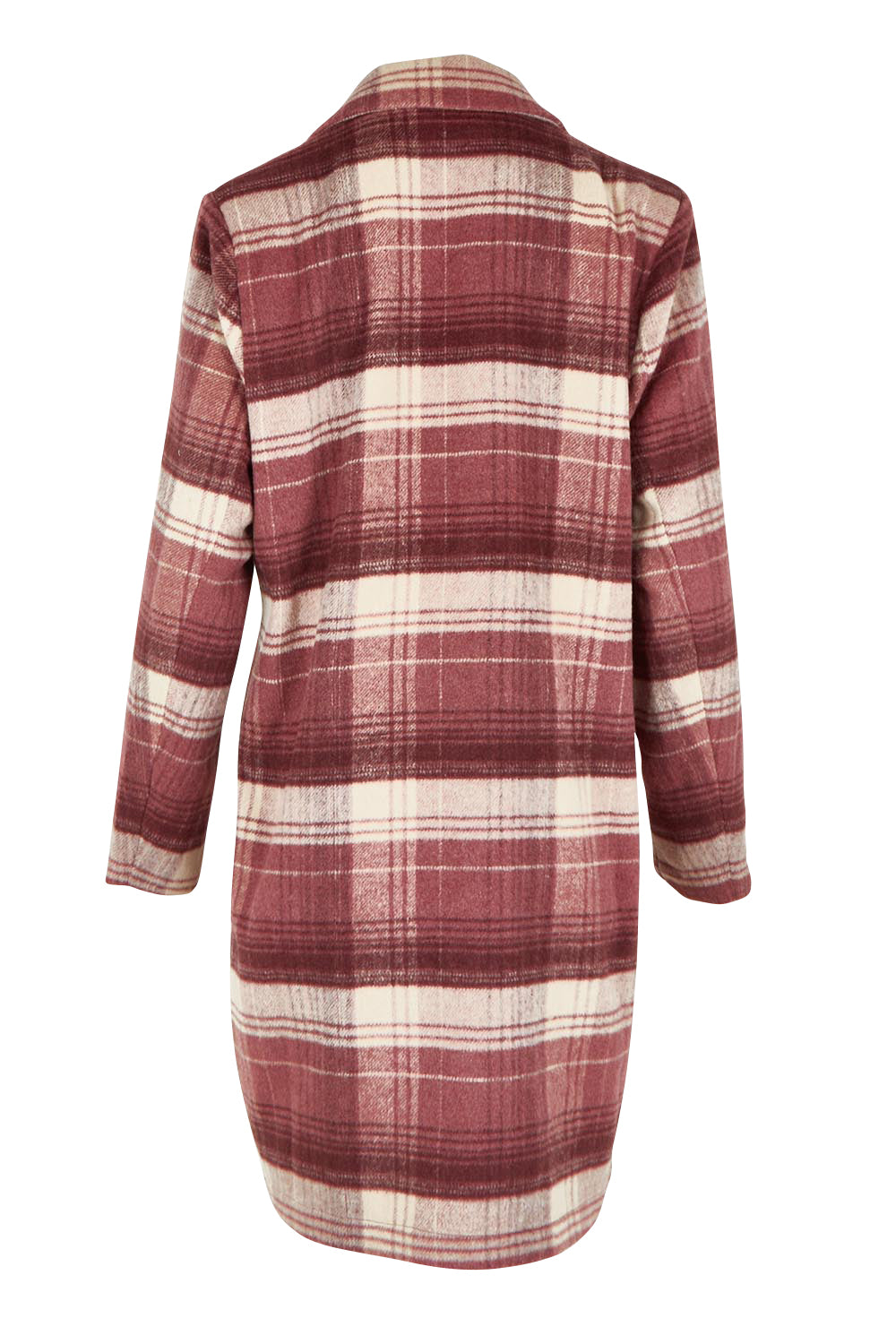 Check Coat – Pink