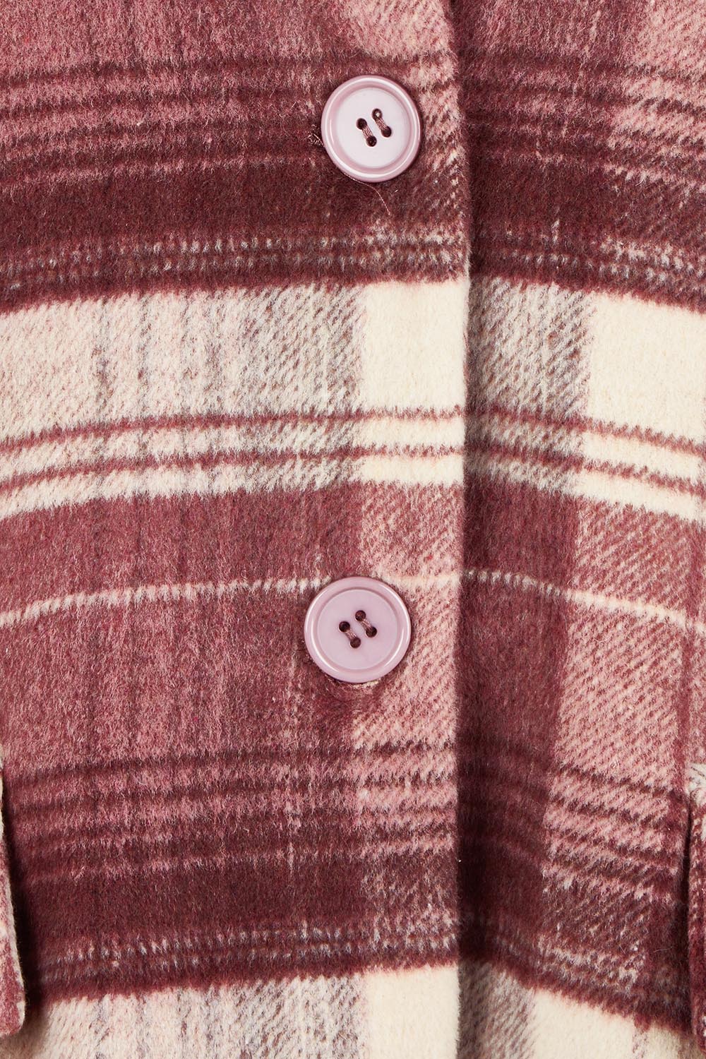 Check Coat – Pink