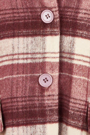 Check Coat – Pink