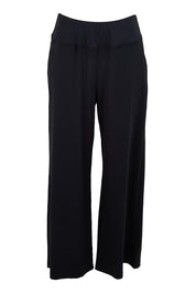 Product shot of the Walk And Work Pant – Black in colour Black, from the front
