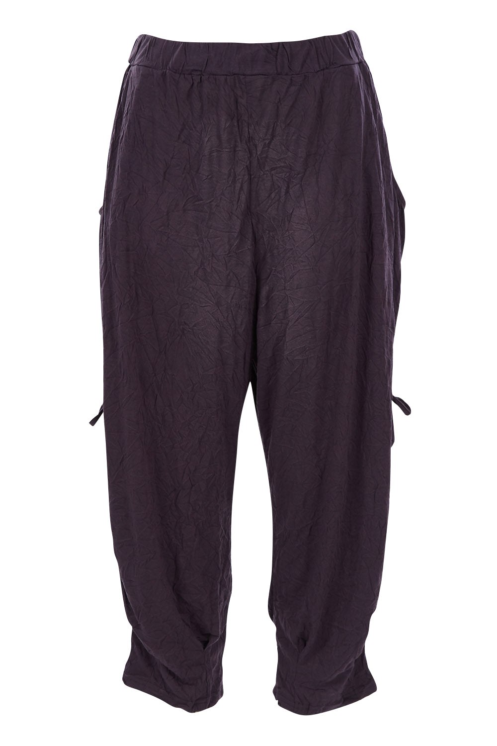Product shot of the Poppy Pant in colour Charcoal (Grey), from the front