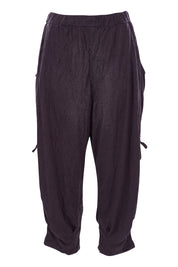 Product shot of the Poppy Pant in colour Charcoal (Grey), from the front