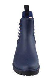Product shot of the Laurina2 Gumboot in colour Navystripe (Blue), detail