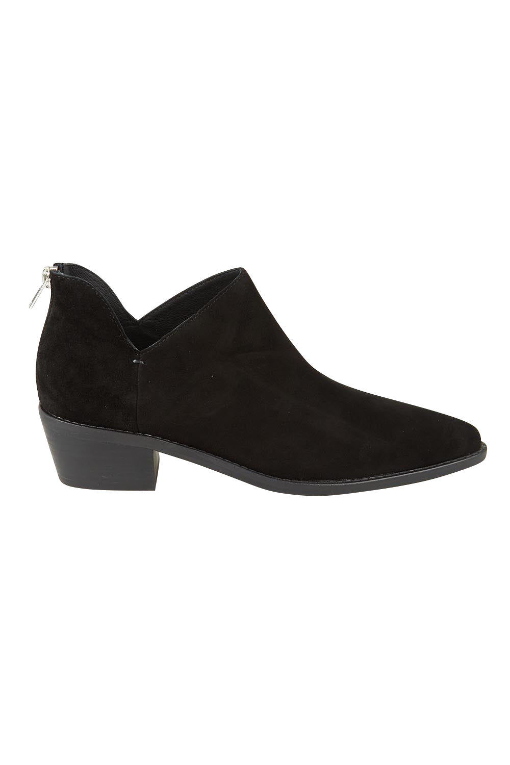 Dolfin Suede Ankle Boot - Blkblksued