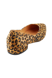 Product shot of the Eunika Leather Loafer in colour Lttanleop, from the back