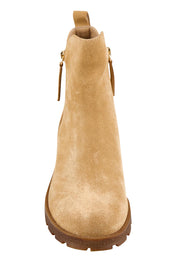 Product shot of the Marlieso Suede Ankle Boot - Ltchocsuede in colour Ltchocsuede, showing detail