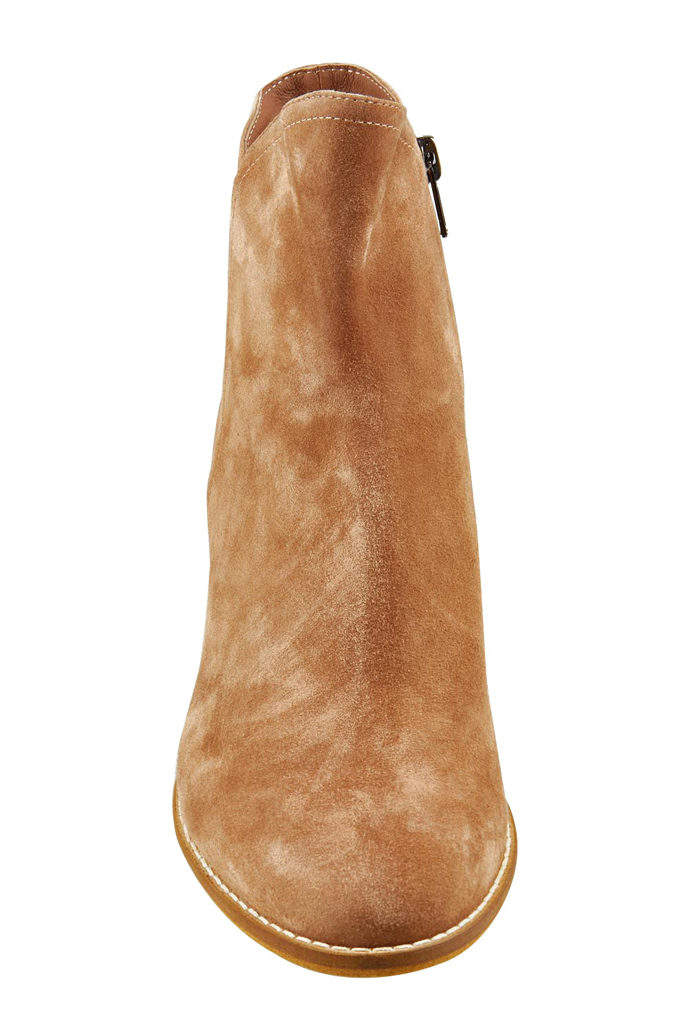 Product shot of the Mockas Ankle Boot in colour Whisky, detail
