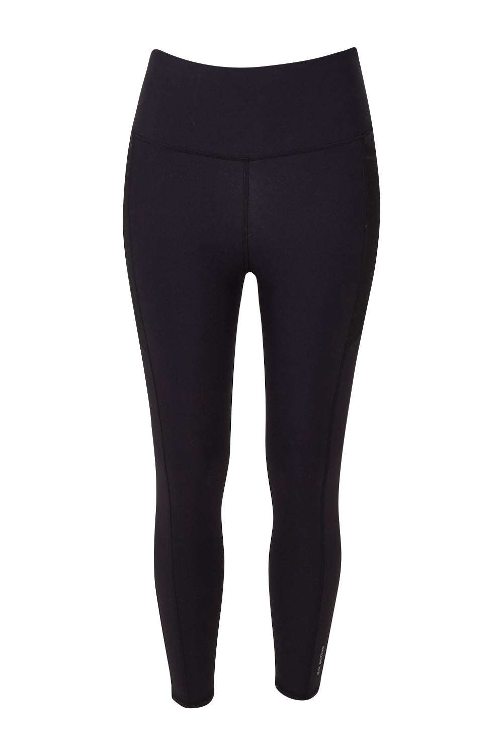 Product shot of the Elite Tight 7/8 in colour Black (Black), from the back
