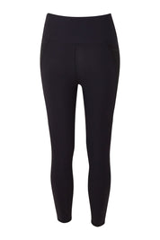 Product shot of the Elite Tight 7/8 in colour Black (Black), from the front