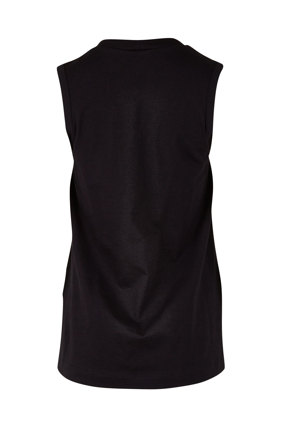 Product shot of the Champion Tank in colour Black (Black), from the back