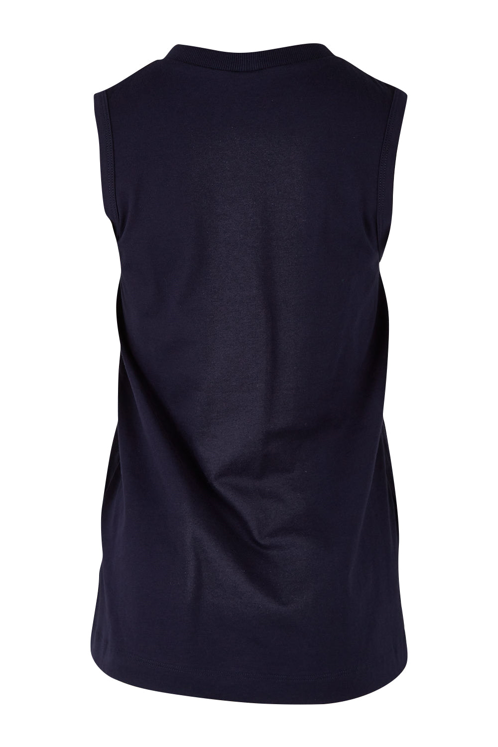Product shot of the Champion Tank in colour Navy (Blue), from the back