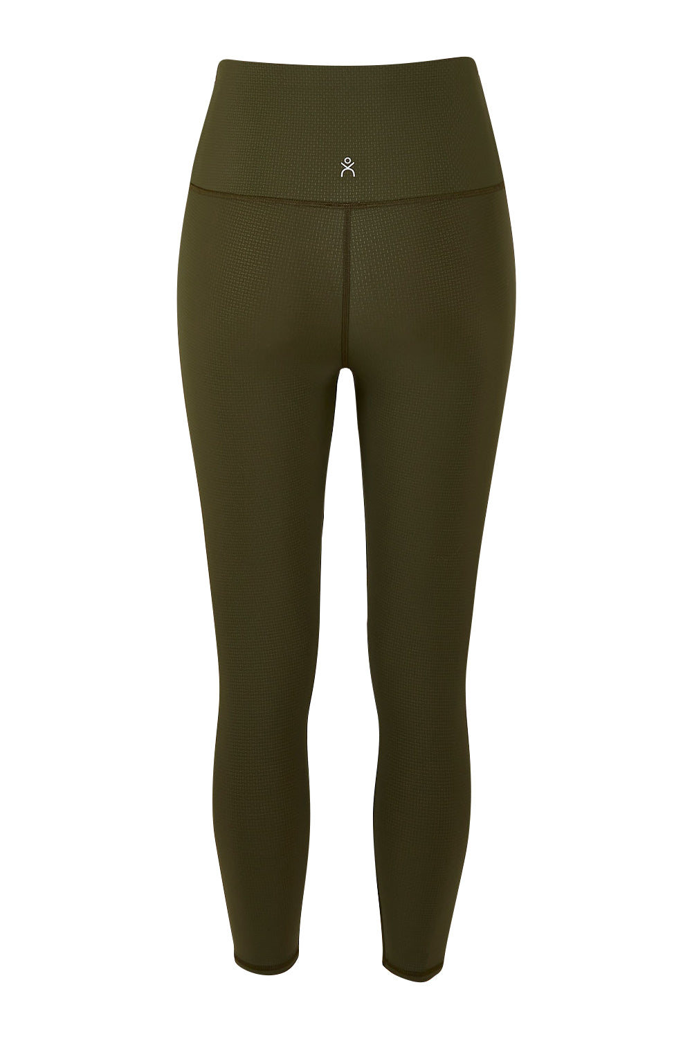 Product shot of the Match Point Tight in colour Khaki (Green), from the back