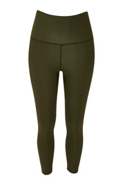 Product shot of the Match Point Tight in colour Khaki (Green), from the front