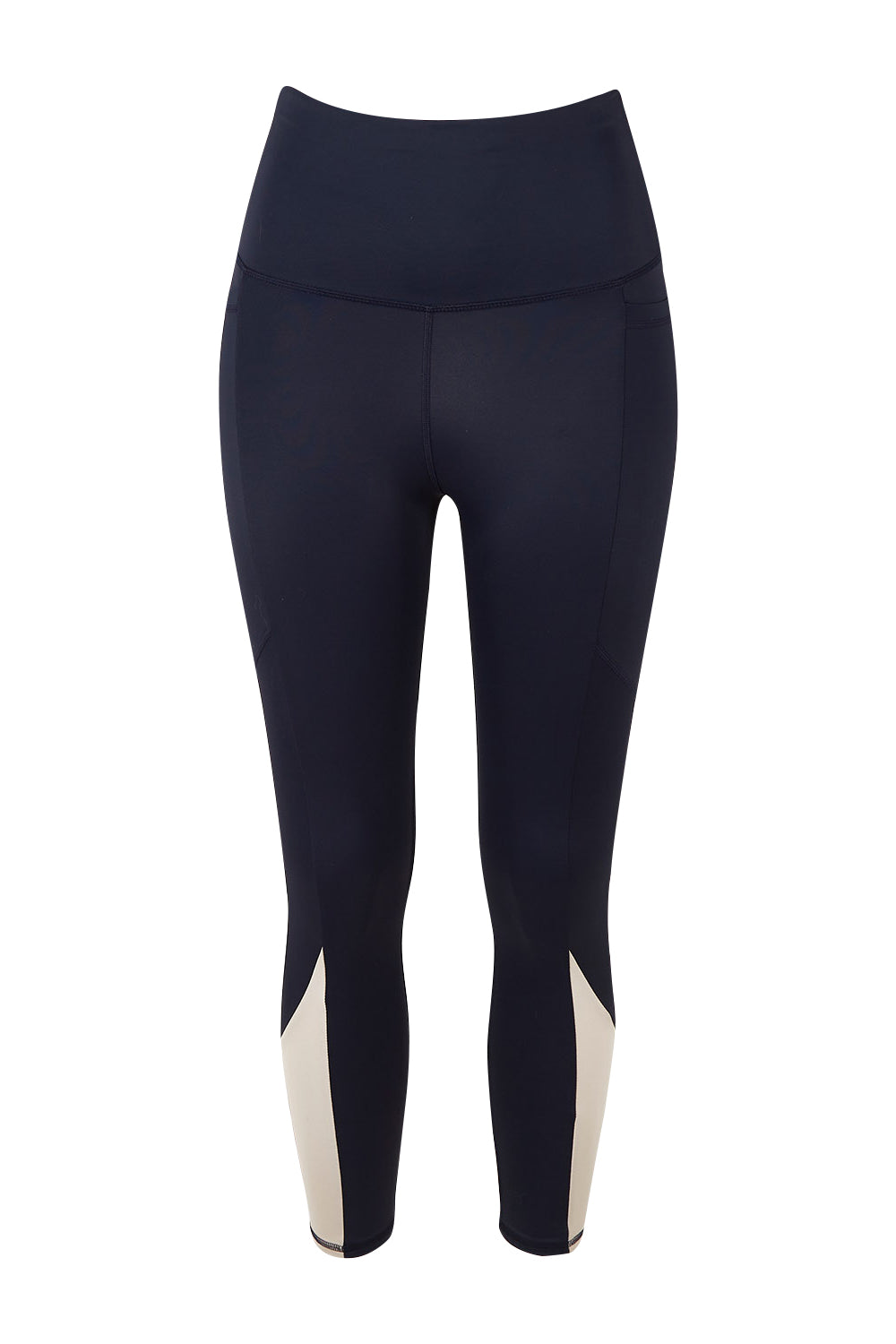 Product shot of the Turbulence Tight in colour Navypink (Blue), from the front