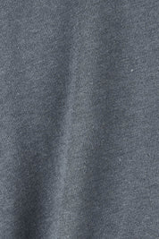 Product shot of the Way Back Tee in colour Smoke (Grey), detail