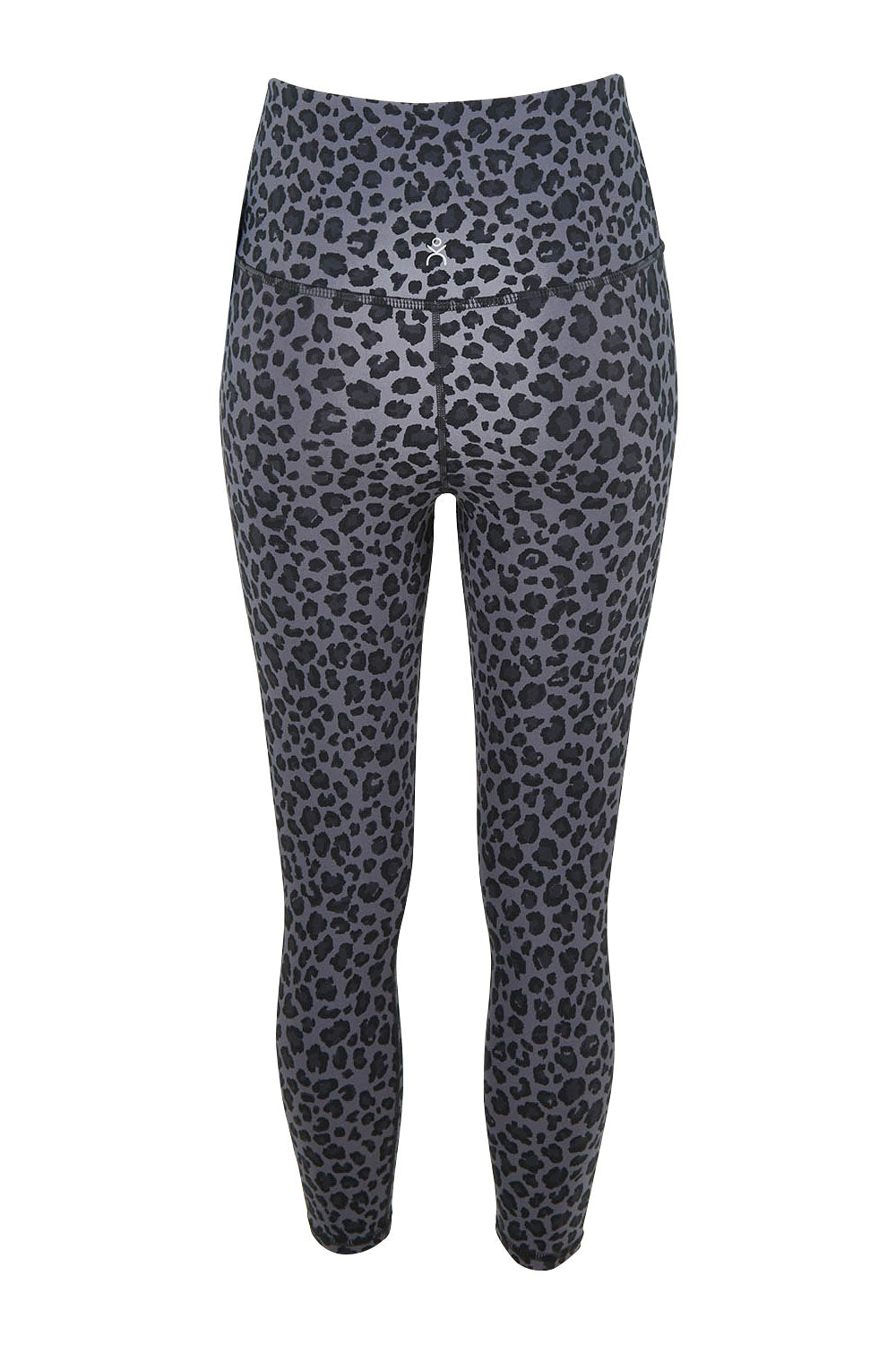 Product shot of the Utopia Tight in colour Leopardsmk (Grey), from the back