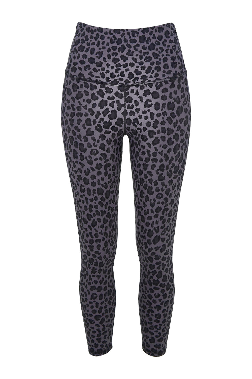 Product shot of the Utopia Tight in colour Leopardsmk (Grey), from the front