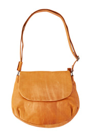 Product shot of the Grace Leather Bag in colour Tan, from the front