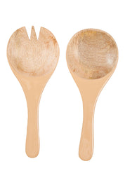 Product shot of the Savannah Servers in colour Peach, from the front