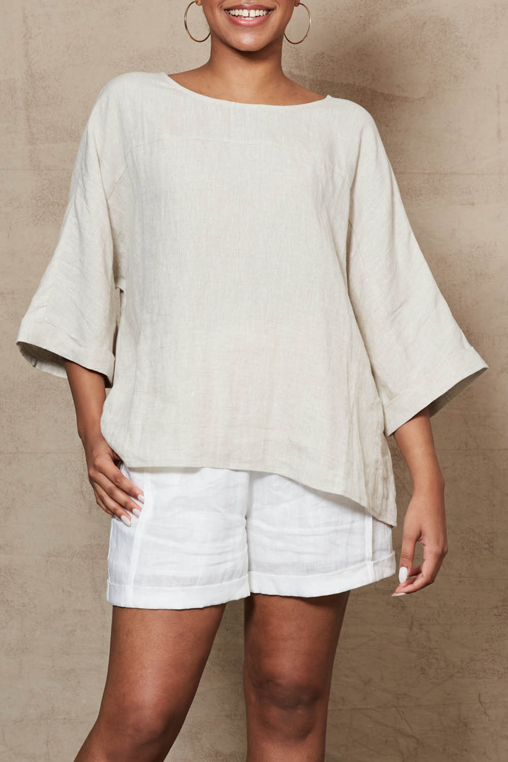 Preloved Studio Relaxed Top - Tusk