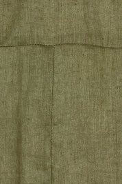 Product shot of the Studio Relaxed Top in colour Khaki (Green), detail