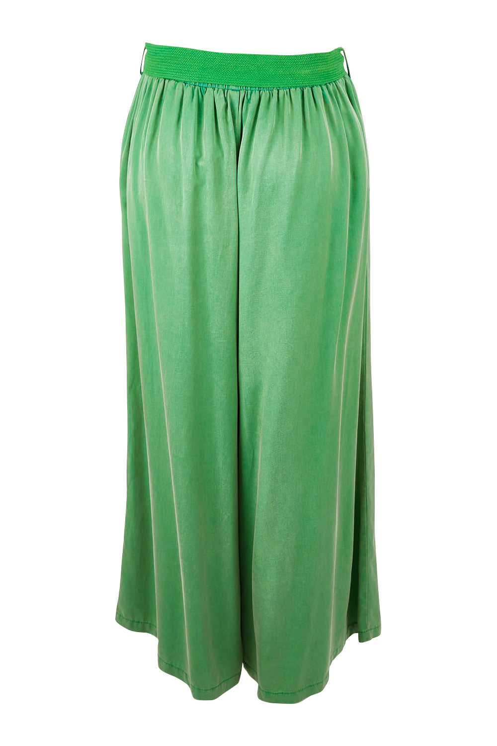 Product shot of the Elan Pant in colour Meadow (Green), from the back