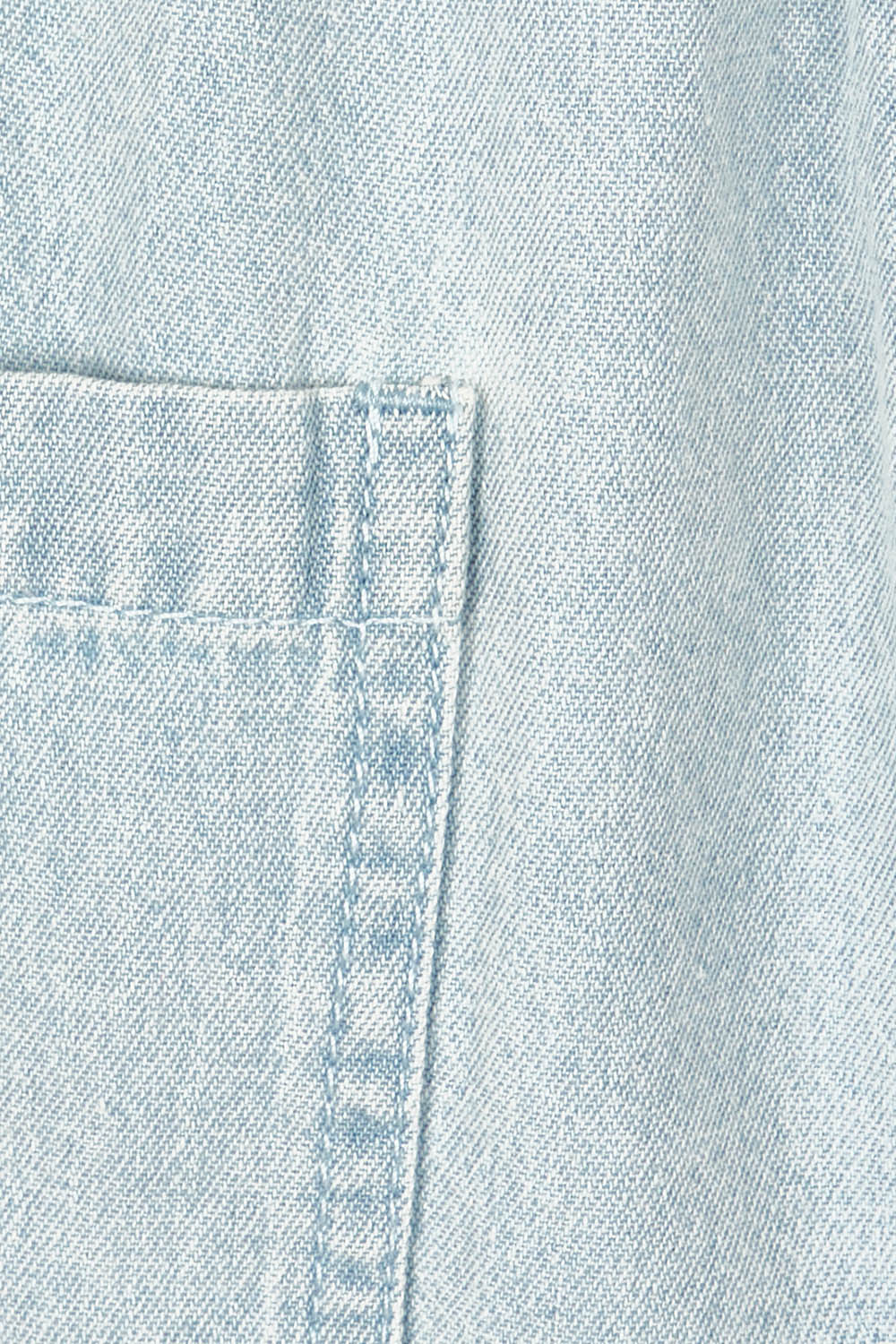 Product shot of the Playa Cotton Short in colour Capri (Blue), detail