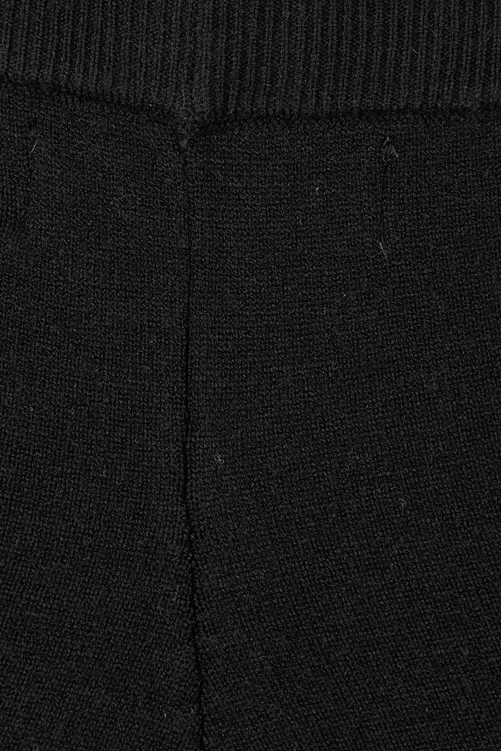 Product shot of the Palmer Knit Pant in colour Black (Black), detail