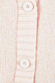 Product shot of the Katana Cardigan in colour Ecru, detail