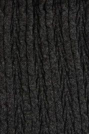 Product shot of the Palmer Snood in colour Black (Black), detail