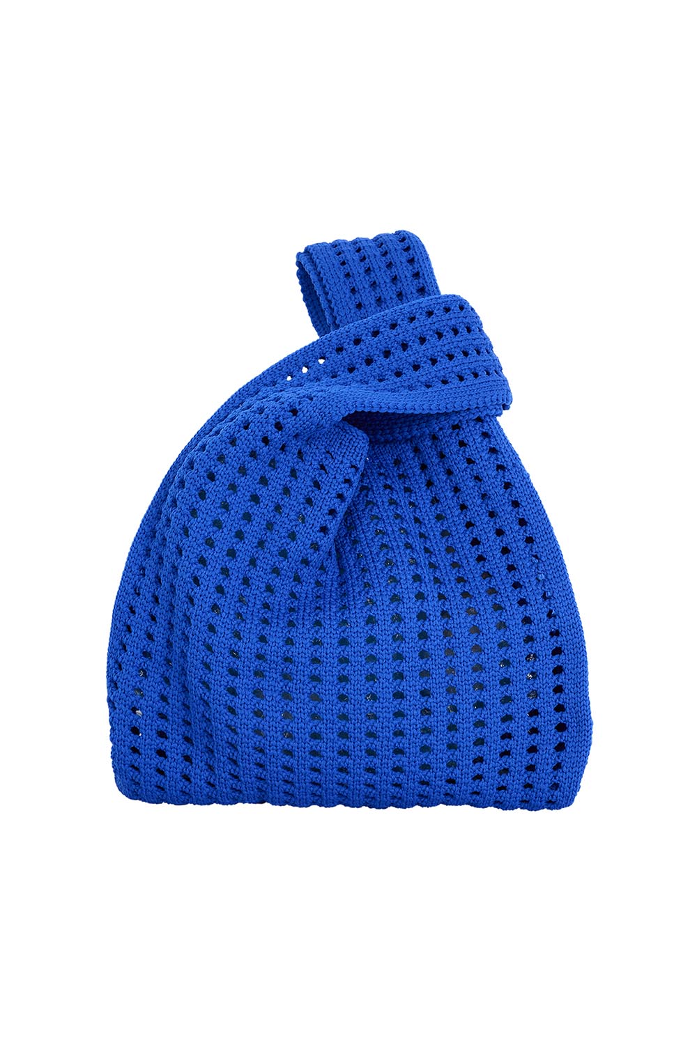 Product shot of the Positano Tote in colour Cobalt (Blue), detail