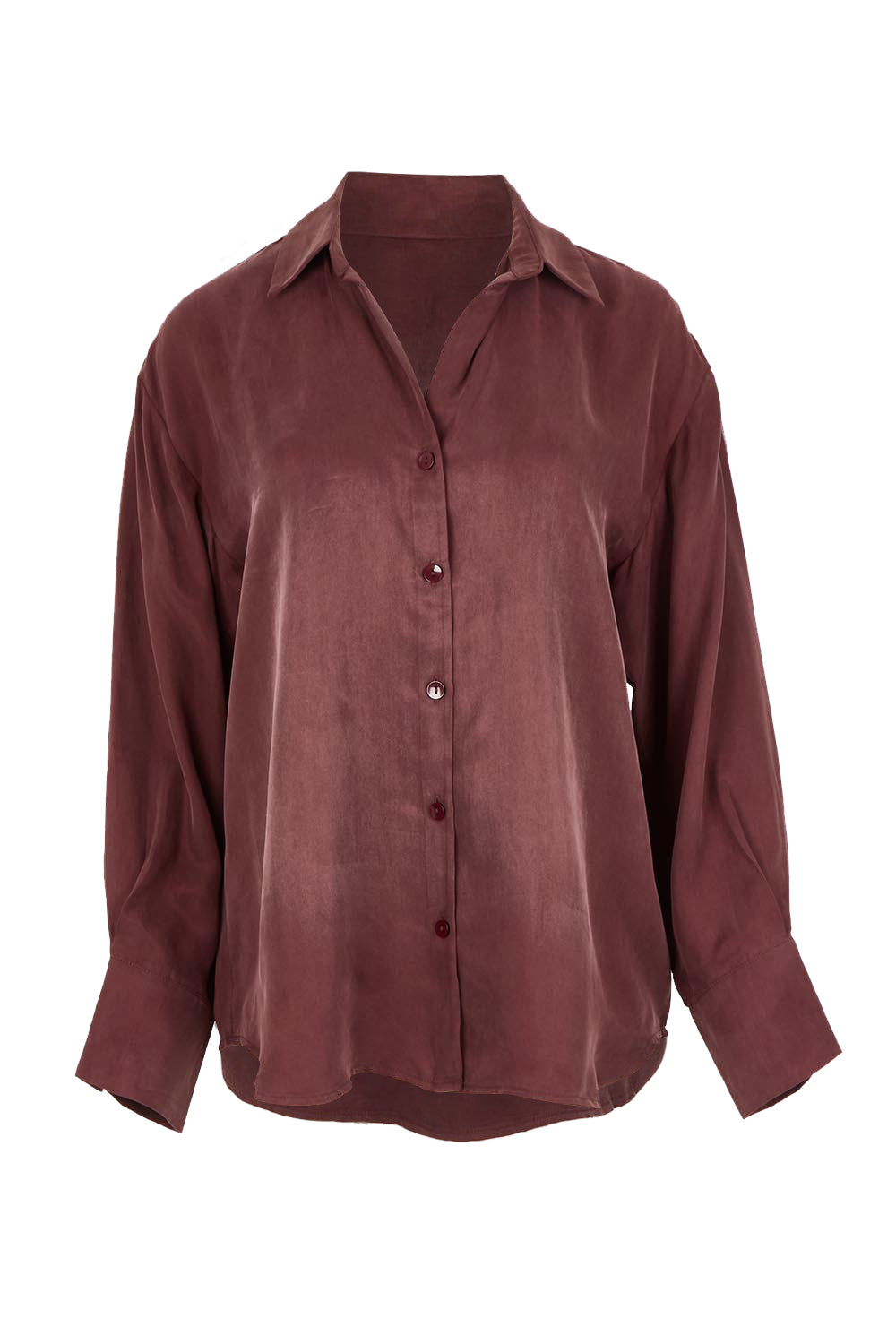 Calista Shirt - Mahogany