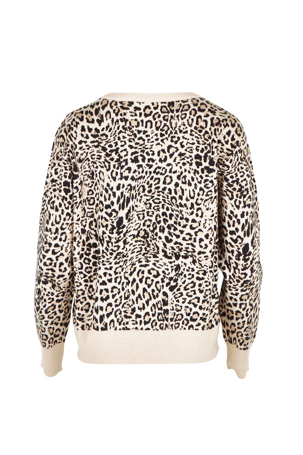 Product shot of the Zala Jumper in colour Nomad, from the back