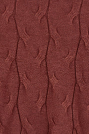 Samira Relaxed Knit - Mahogany