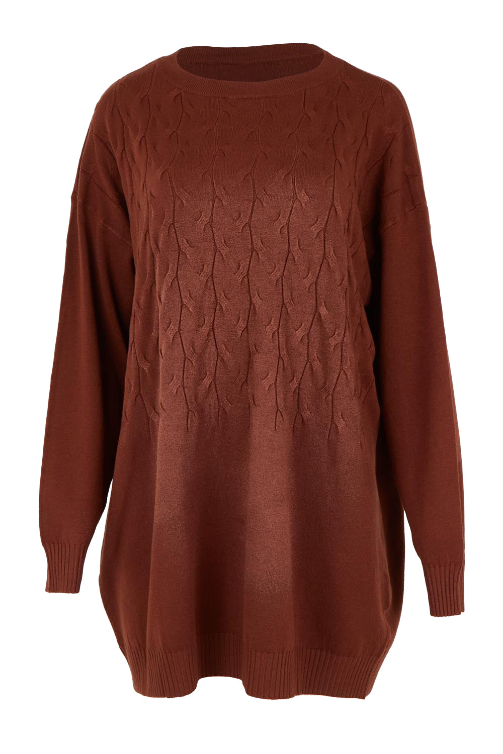 Samira Relaxed Knit - Mahogany