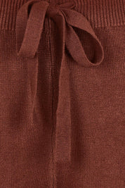 Samira Knit Pant - Mahogany