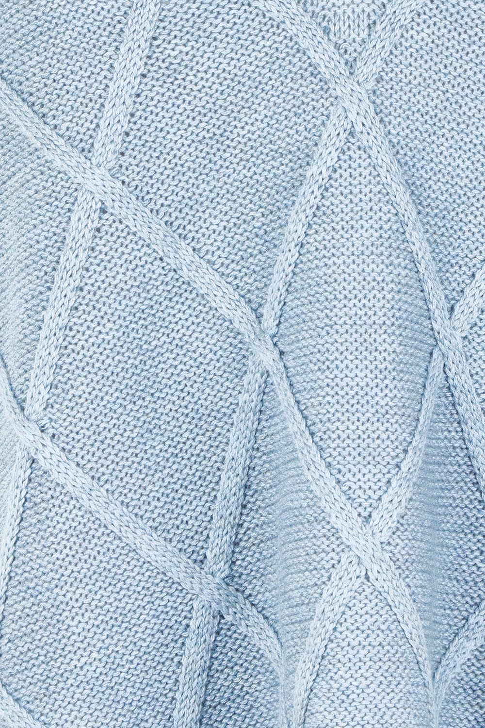 Liora Cotton Knit Vest - Lake